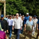 Pte Abinader recorre zonas afectadas por lluvias en Puerto Plata