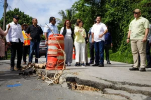 Vice pta dispone asistencia inmediata para afectados por lluvias en Samaná