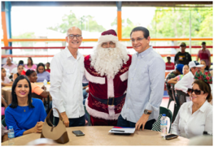 Daniel Rivera inicia Navidad Santiaguera con almuerzos y cenas