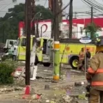 Una mujer herida al colapsar una casa de dos niveles en Sosúa