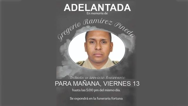 Familiares de Gregorio Ramírez Pineda informan cambio en el velatorio y sepelio