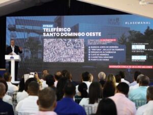 Dejan iniciada la construcción del Teleférico de Santo Domingo Oeste