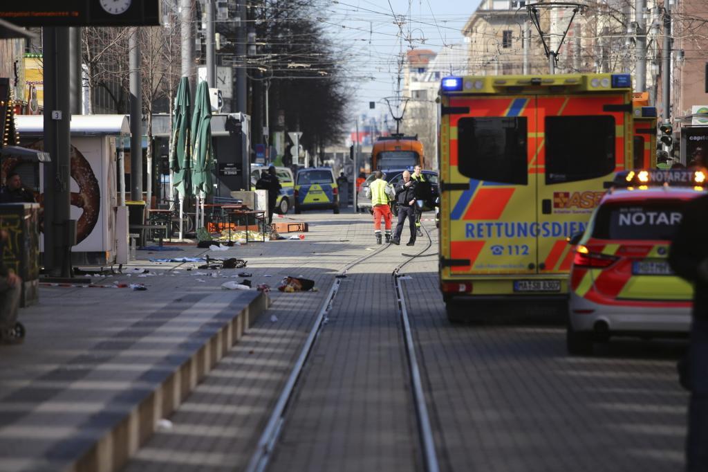 Dos personas mueren y varias resultan heridas en un atropello múltiple en Mannheim por el que se ha detenido a un sospechoso